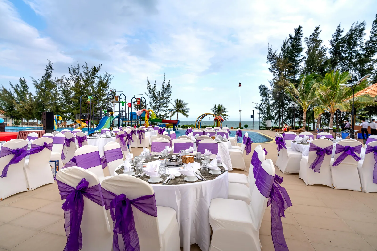 Event venue styled for a celebration